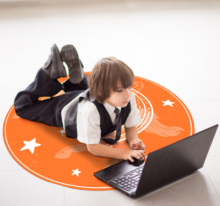 Dywan winylowy dla dziecka kosmiczna przestrzeń do zabawy - TenStickers