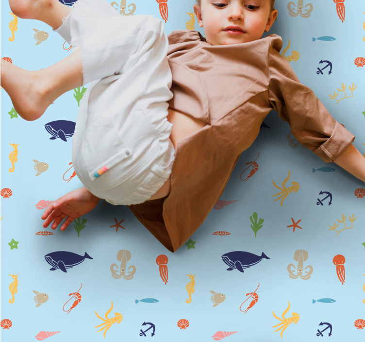 Dywan winylowy dla dziecka podwodna przygoda - TenStickers