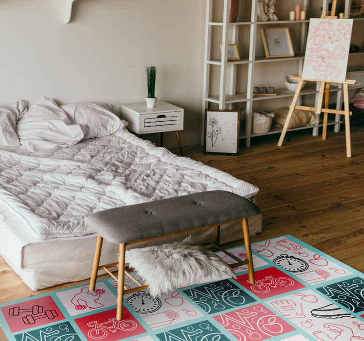 Dywan winylowy dla dziecka zabawny wystrój dla dzieci - TenStickers