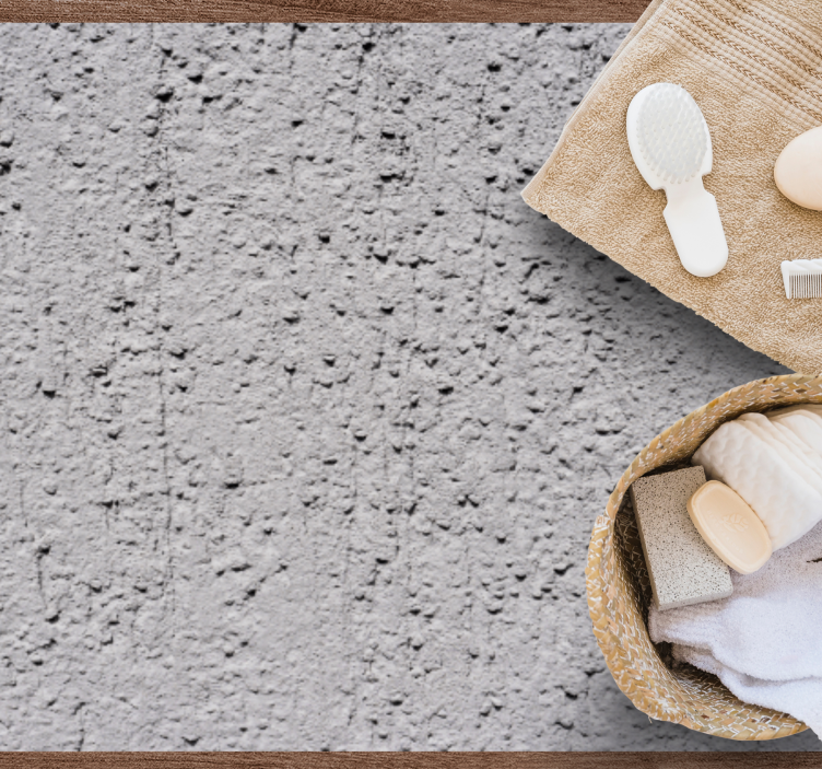 Dywan winylowy tekstura Jasnoszary cement - TenStickers