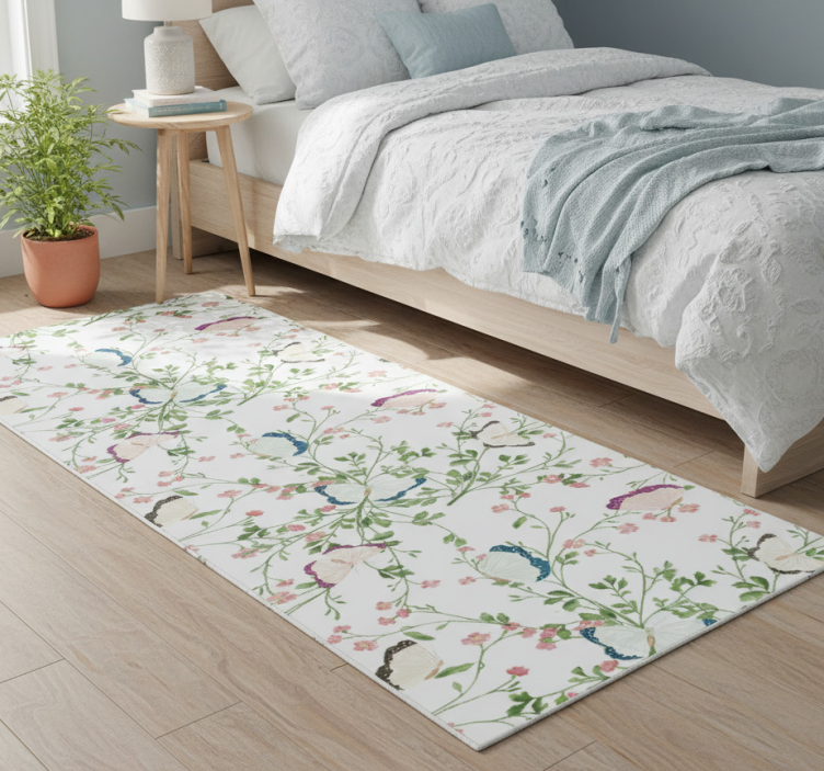 Dywan winylowy do salonu w stylu fantazyjnej akwareli - TenStickers