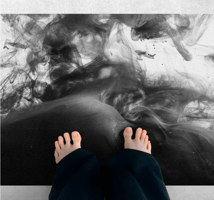 Nowoczesny dywan winylowy Gęsta szara chmura mgły - TenStickers