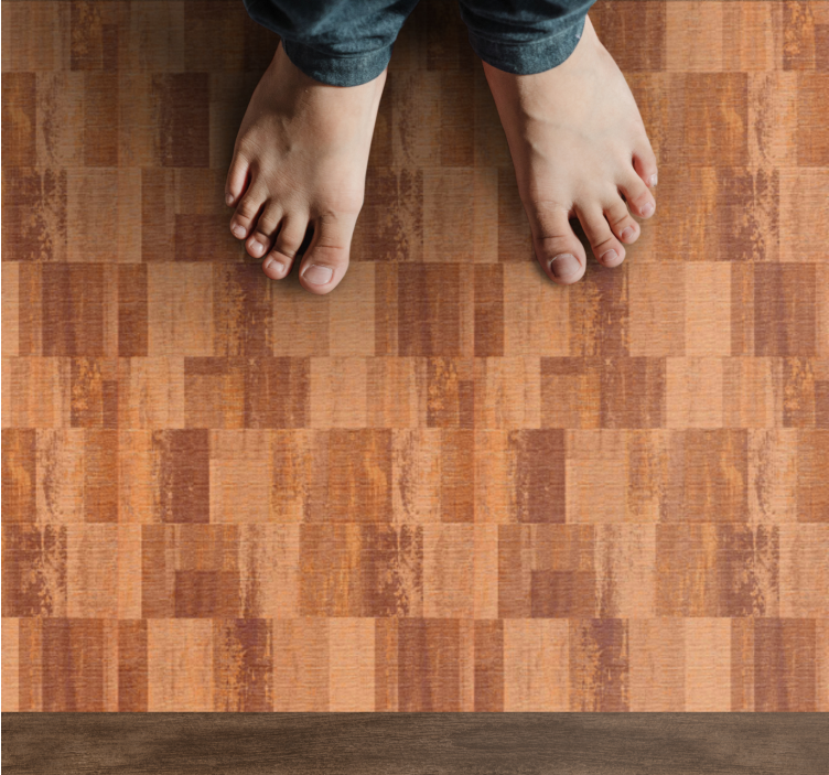 Dywan winylowy drewno iluzja parkietu - TenStickers