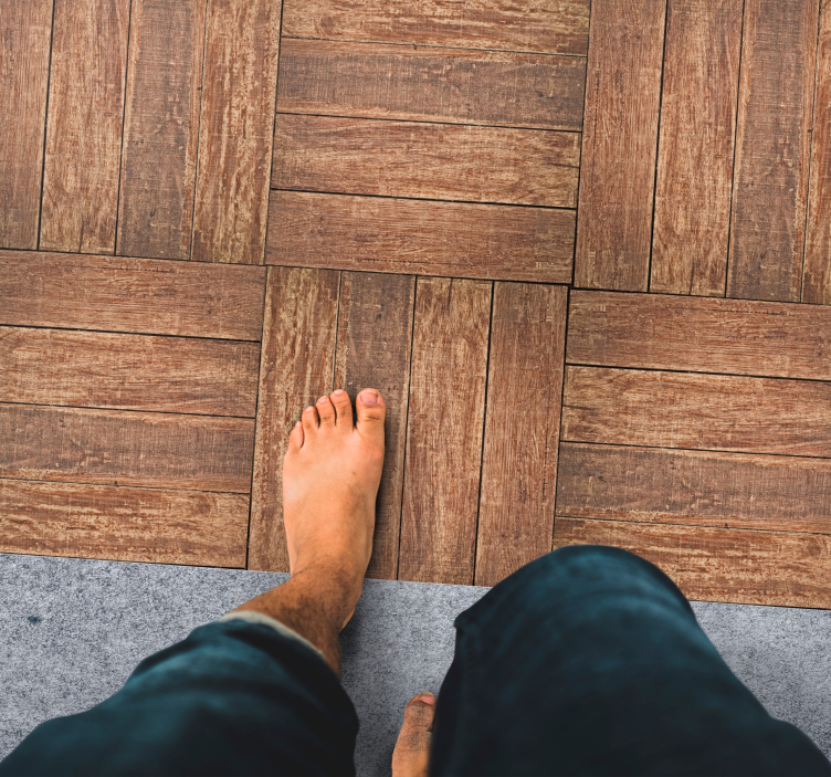 Dywan winylowy drewno luksusowy wzór - TenStickers