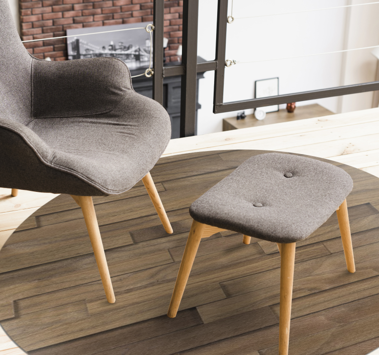 Dywan winylowy drewno organiczne usłojenie drewna - TenStickers