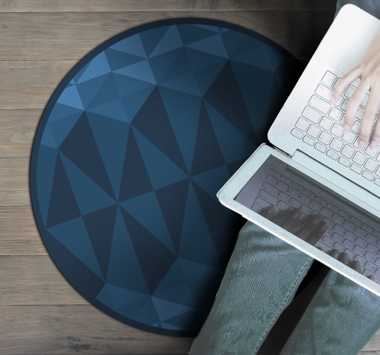 Dywanik winylowy Geometryczne trójkąty - TenStickers