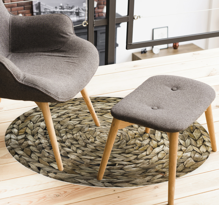 Dywaniki do salonu imitacja liny w stylu vintage - TenStickers