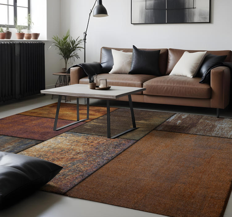 Dywan winylowy kamienie rustykalna kamienna elegancja - TenStickers