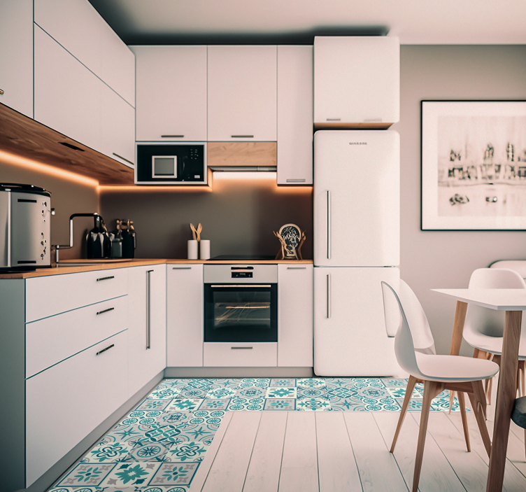 Mata winylowa turkus - TenStickers