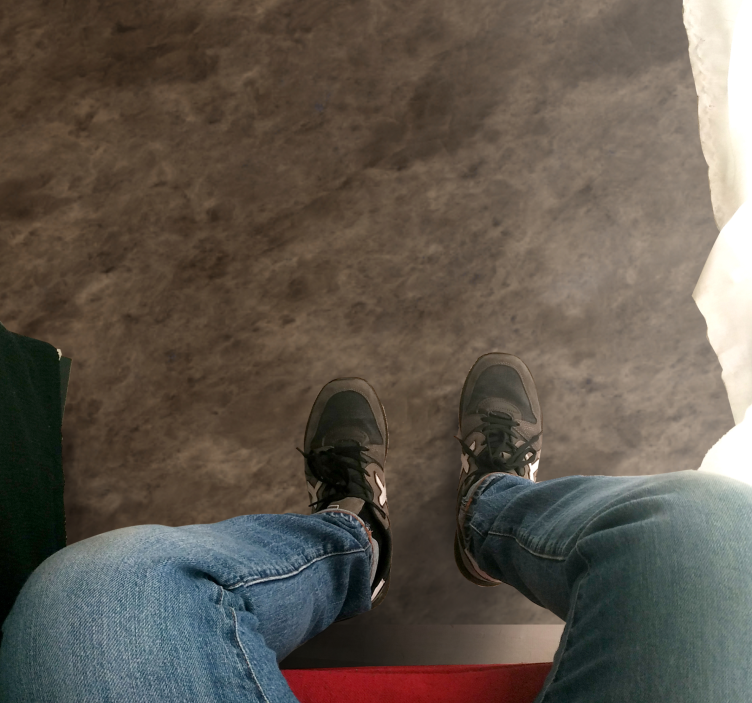 Dywan winylowy marmurowy brązowy elegancki efekt - TenStickers