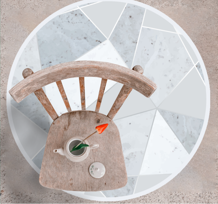 Dywan winylowy marmurowy marmur geometryczny - TenStickers