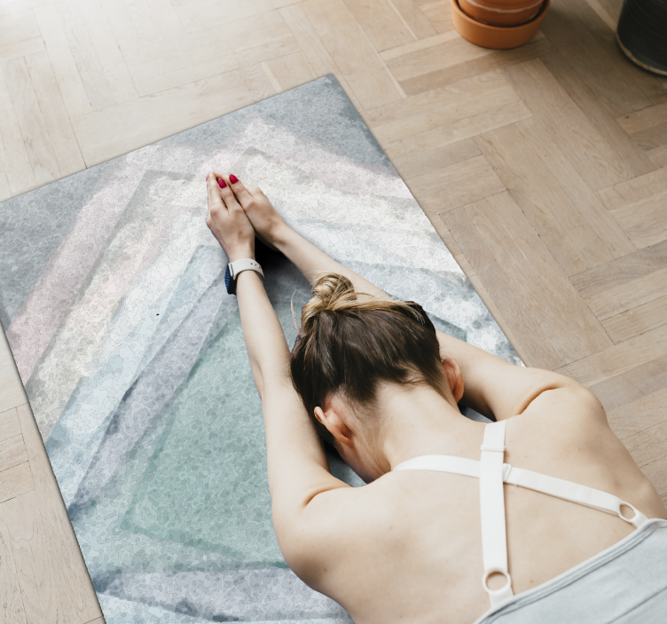 Dywan winylowy marmurowy symetria marmurowa - TenStickers