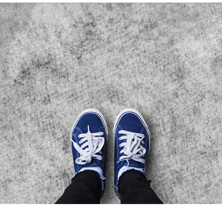 Dywan winylowy do salonu szara tekstura marmuru - TenStickers