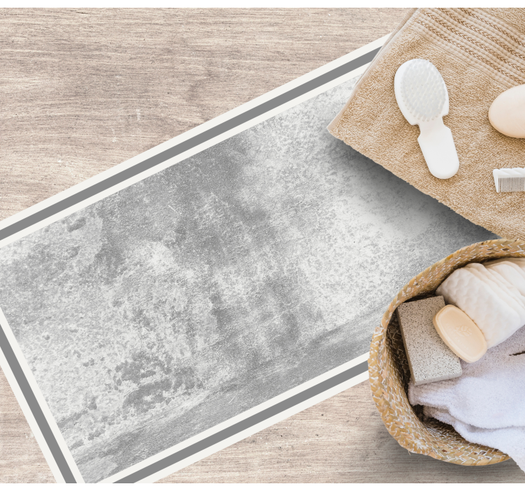 Dywan winylowy kamienie zużyty szary kolor - TenStickers