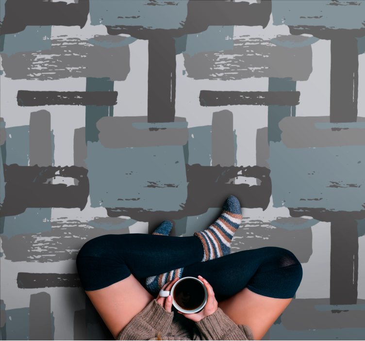 Dywan winylowy z mozaiką abstrakcyjna mozaika - TenStickers