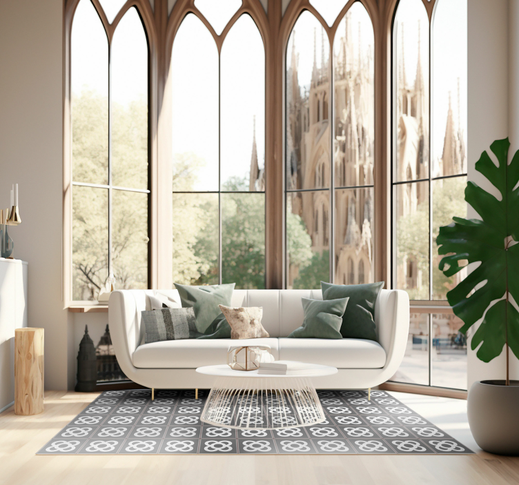 Dywan winylowy mozaika w stylu Barcelona - TenStickers