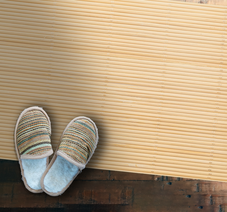 Dywan winylowy na balkon Wzór imitacji bambusa - TenStickers