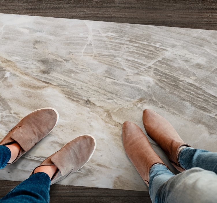 Dywan winylowy na balkon Złożony wzór tekstury marmuru - TenStickers