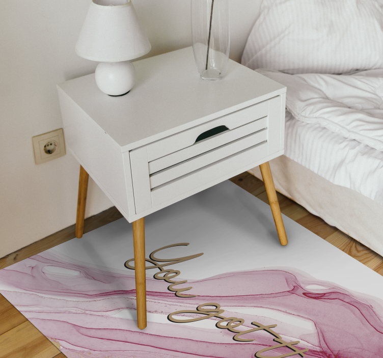 Dywan winylowy napisy dasz radę - TenStickers