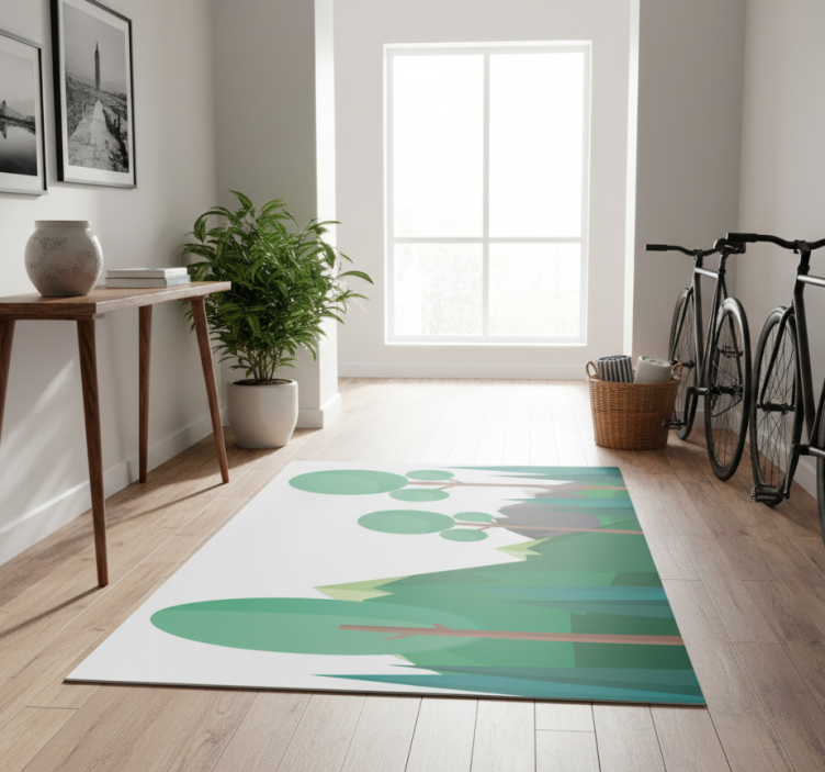 Dywan winylowy natura christiania w danii - TenStickers