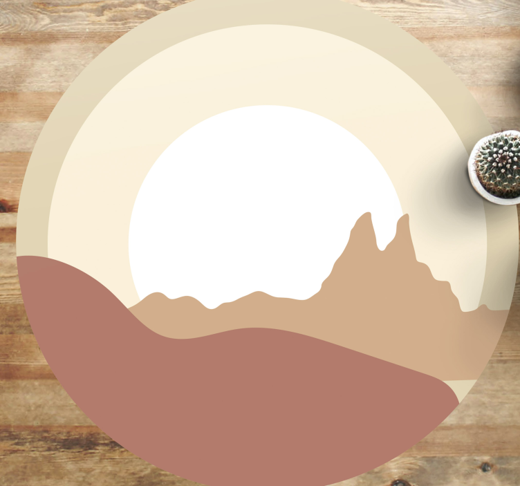 Dywan winylowy natura minimalistyczny krajobraz - TenStickers