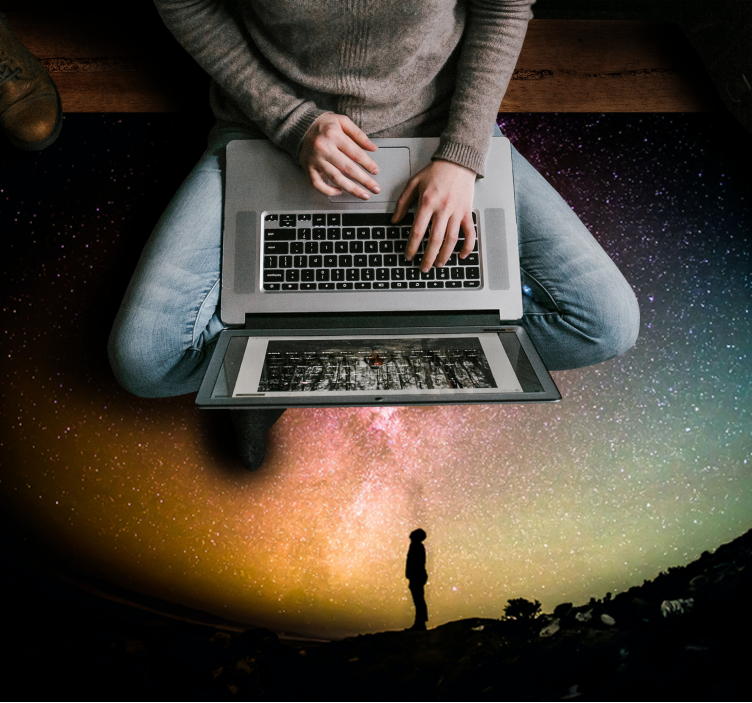 Dywan winylowy natura niebiański krajobraz - TenStickers