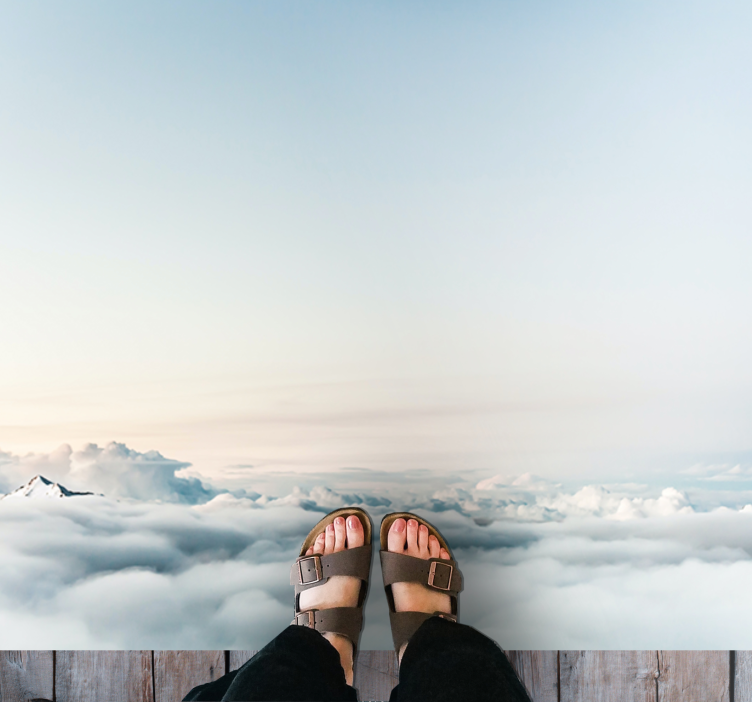 Dywan winylowy natura spokój chmur - TenStickers