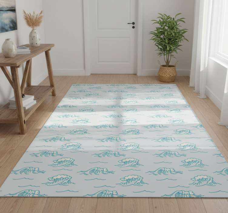 Dywan winylowy natura wzór falisty - TenStickers