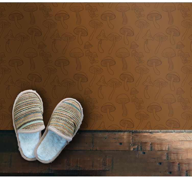 Dywan winylowy natura wzór grzyba - TenStickers