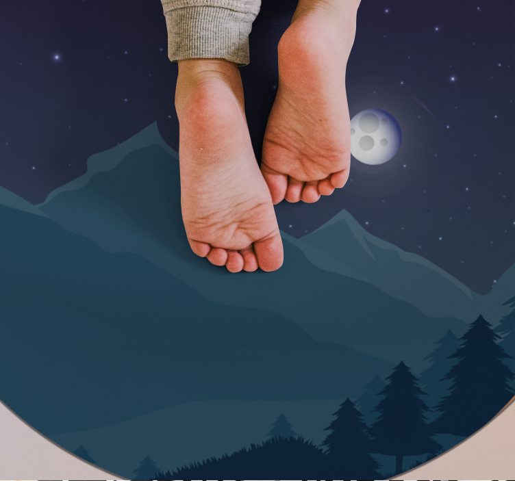 Dywan winylowy Nocne niebo - TenStickers