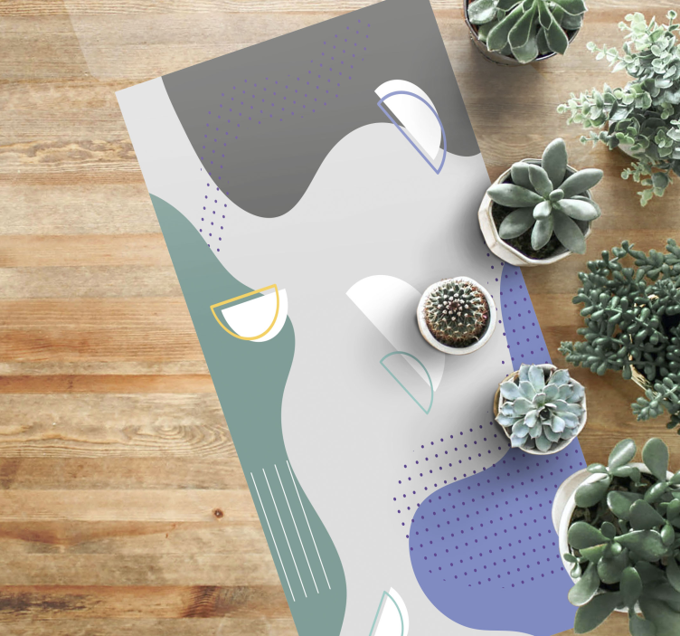 Dywan winylowy Pastelowe plamy - TenStickers