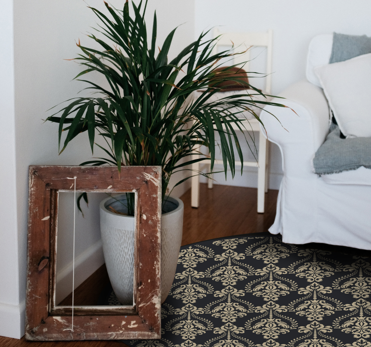 Dywan winylowy retro nakładka z ozdobnym wzorem - TenStickers