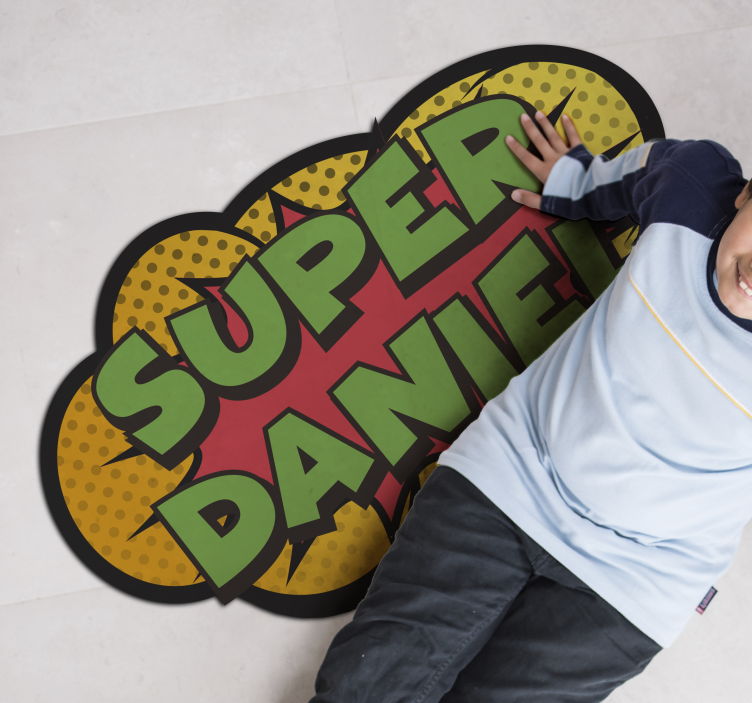 Spersonalizowana mata Super imię - TenStickers