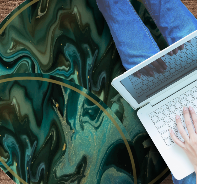 Dywan winylowy tekstura abstrakcyjny marmurkowy wzór - TenStickers