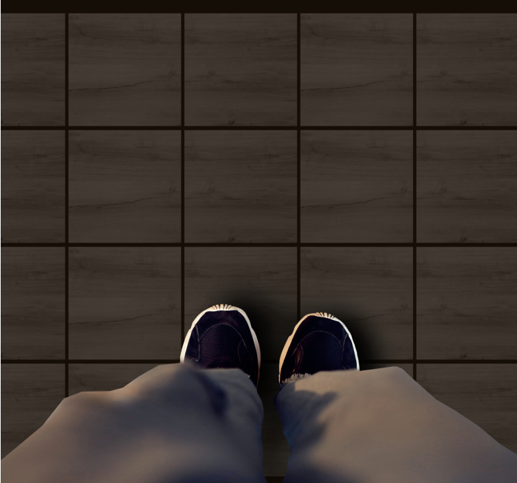 Dywan winylowy kwadraty z efektem porysowania - TenStickers