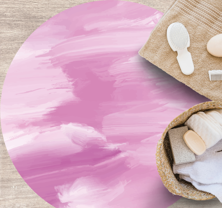 Dywan winylowy tekstura delikatne różane spirale - TenStickers