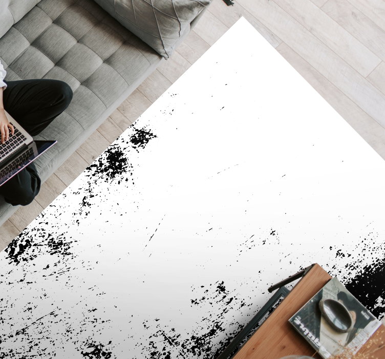 Dywan winylowy tekstura kontrastowy styl grunge - TenStickers