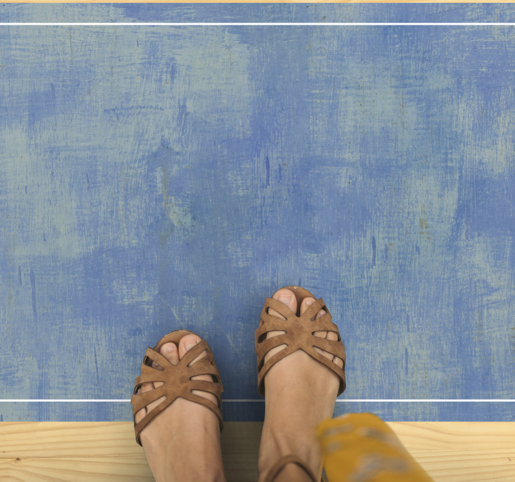 Dywan winylowy tekstura niebieska teksturowana powierzchnia - TenStickers