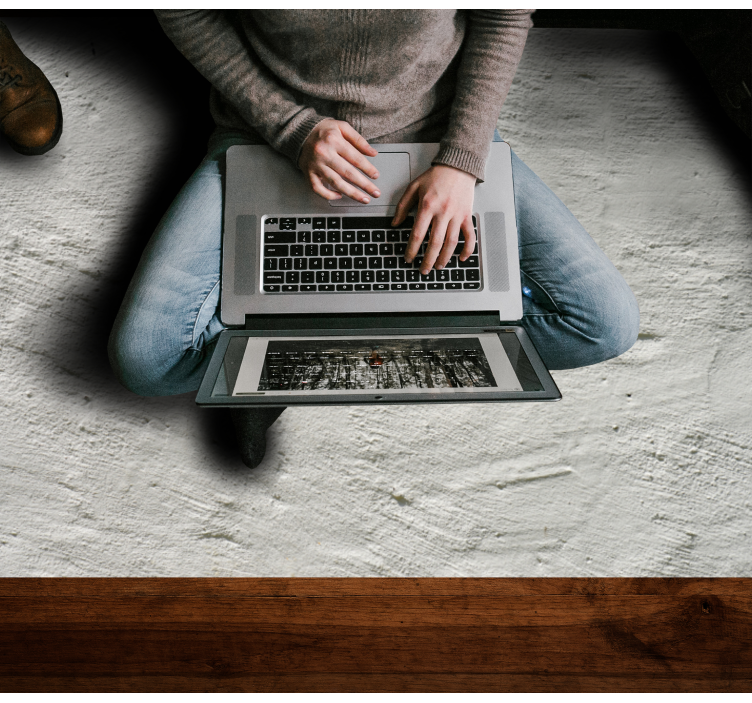 Dywan winylowy tekstura powierzchnia kamienna - TenStickers