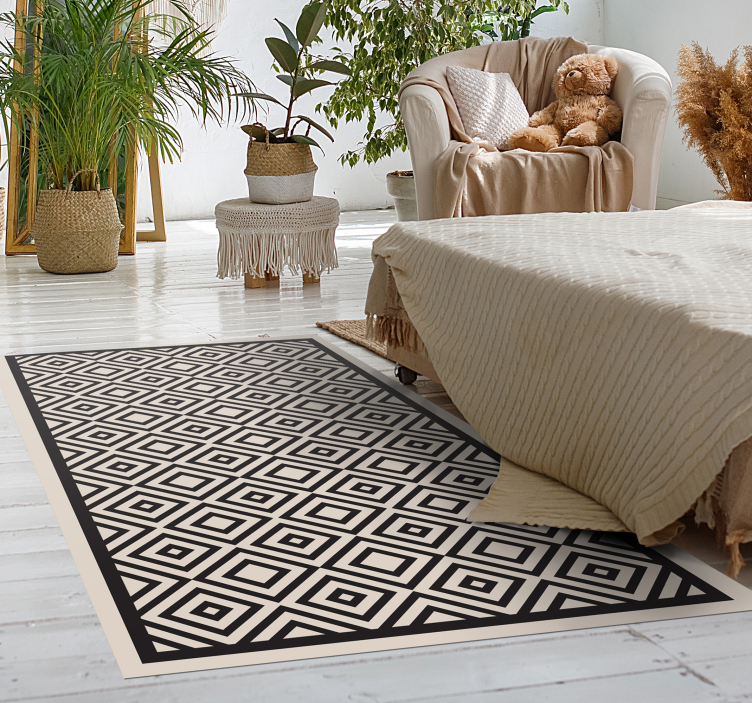 Dywan winylowy trójkąty nordyckie - TenStickers