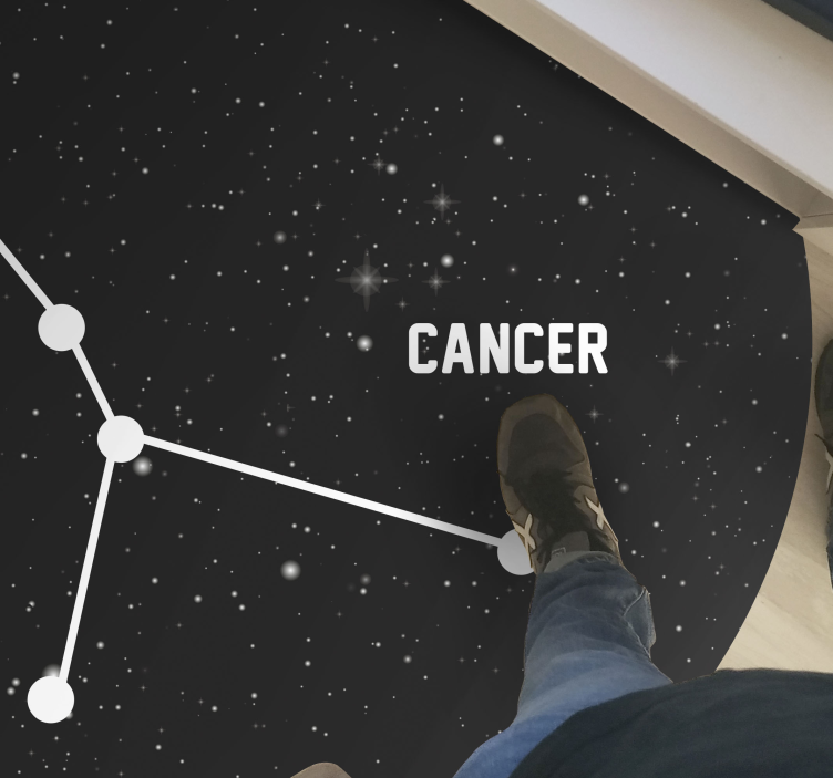 Dywan winylowy w gwiazdki konstelacja niebiańska - TenStickers