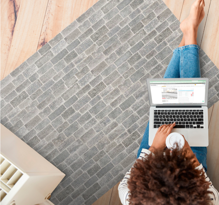 Dywan winylowy kamienie wzór kamienia - TenStickers