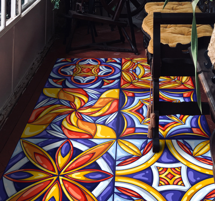 Dywan winylowy w stylu portugalskim - TenStickers