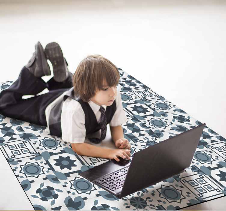 Dywanik winylowy w fantastycznych szarych kolorach - TenStickers