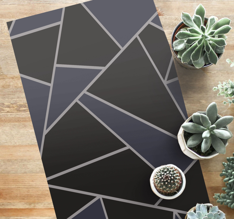 Dywan winylowy wzór geometryczny kształty kątowe - TenStickers