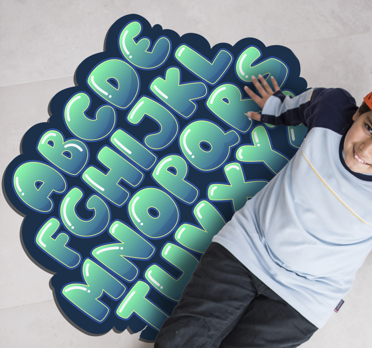 Dywanik winylowy z bajkowymi literami - TenStickers