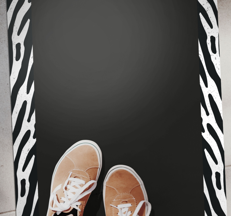 Dywan winylowy z cętkami zebry - TenStickers