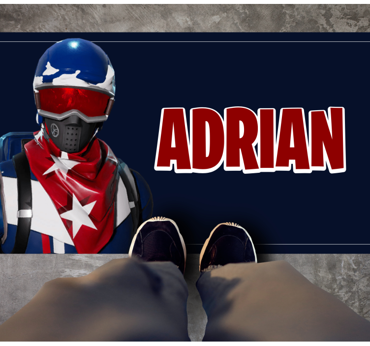 Dziecięcy dywan winylowy niestandardowy projekt bohatera - TenStickers