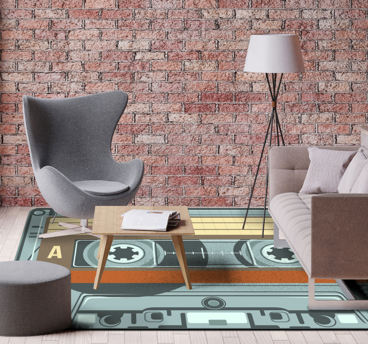 Dywan winylowy z kasetą  - TenStickers