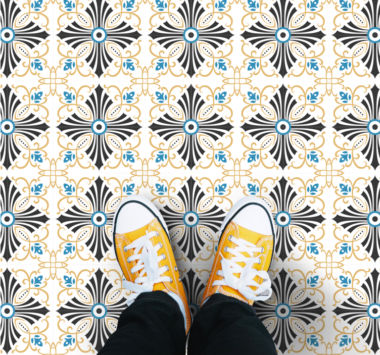 Dywan winylowy z mozaiką elegancki styl mozaikowy - TenStickers